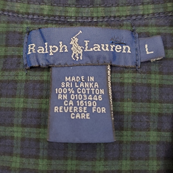 Ralph Lauren Plaid Button Up Shirt - Picture 10 of 11